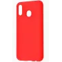 Evelatus Samsung Galaxy A20e Nano siliconen hoesje soft touch TPU rood