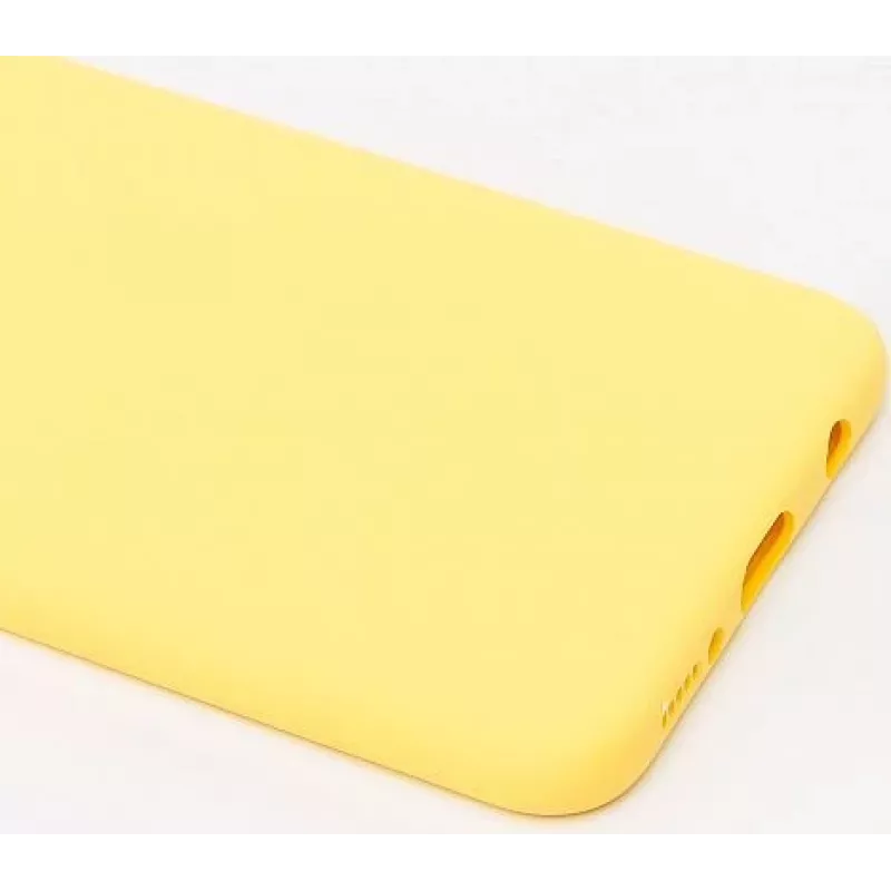 Evelatus Samsung Galaxy A20E Nano Silicone Case Soft Touch TPU geel