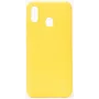 Evelatus Samsung Galaxy A20E Nano Silicone Case Soft Touch TPU geel