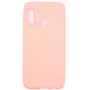 Evelatus Samsung Galaxy A20e Soft Touch Siliconen Hoesje met Band Roze