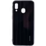 Evelatus Samsung Galaxy A20e water ripple full color electroplating gehard glas screenprotector zwart