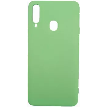 Evelatus Samsung Galaxy A20s Nano Siliconen Case Soft Touch TPU Groen