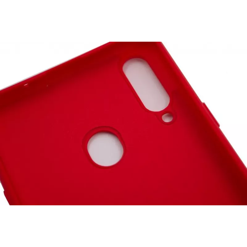 Evelatus Samsung Galaxy A20s Nano silicone hoesje Soft Touch TPU rood