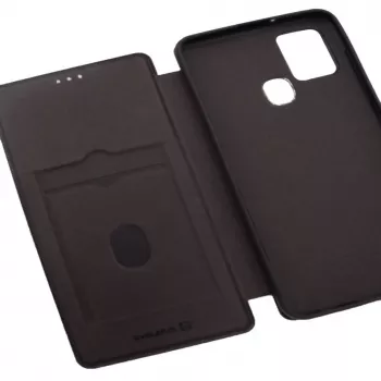 Evelatus Samsung Galaxy A21s boekhoesje zwart