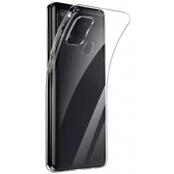 EVELATUS Samsung Galaxy A21s Clear Siliconen Case 1,5mm TPU Transparant