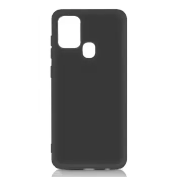 Evelatus Samsung Galaxy A21s Nano Siliconen Hoesje Soft Touch TPU Zwart