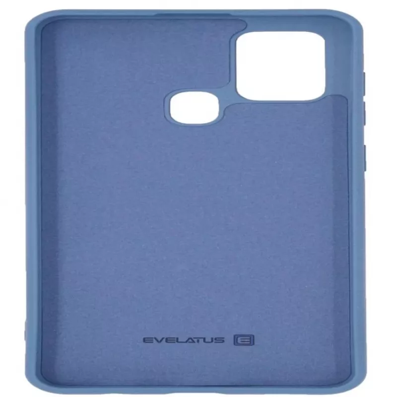 Evelatus Samsung Galaxy A21s nano silicone case soft touch TPU blauw
