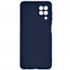 Evelatus Samsung Galaxy A22 4G Nano Silicone Case Soft Touch TPU marineblauw