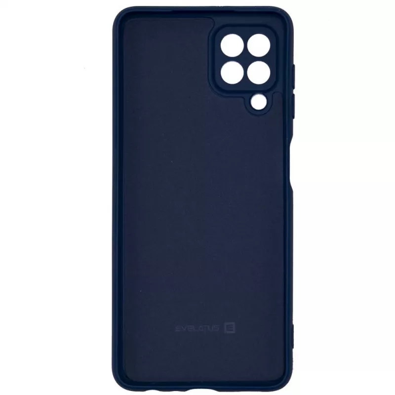 Evelatus Samsung Galaxy A22 4G Nano Silicone Case Soft Touch TPU marineblauw