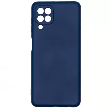 Evelatus Samsung Galaxy A22 4G Nano Silicone Case Soft Touch TPU marineblauw