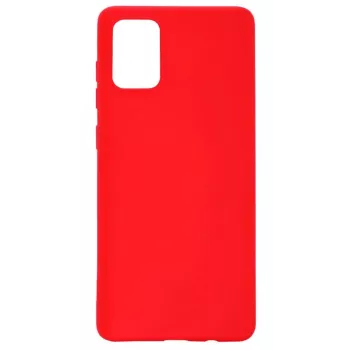 Evelatus Samsung Galaxy A31 nano siliconen hoesje soft touch TPU rood
