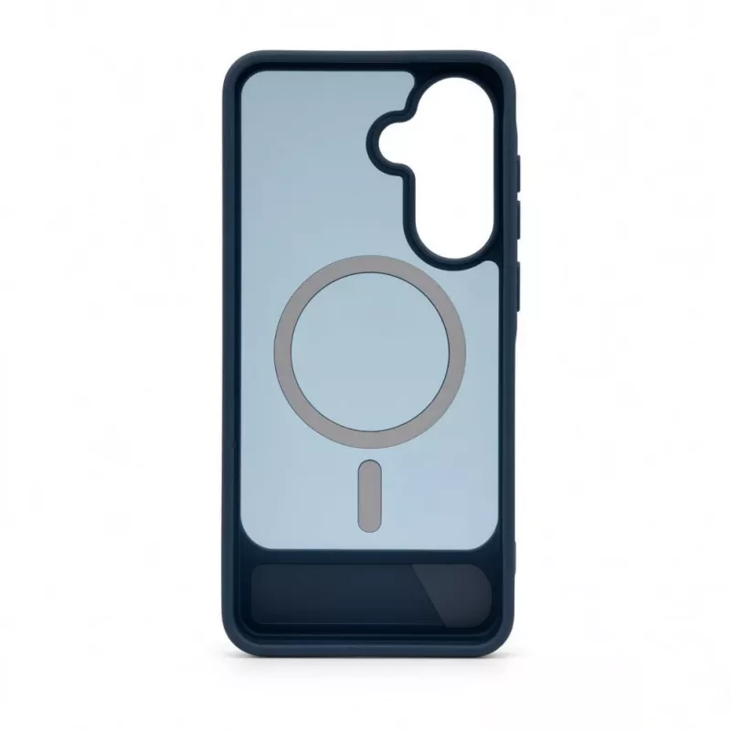 Evelatus Samsung Galaxy A37 / A36 gerubberd MagSafe-hoesje met standaard navyblauw