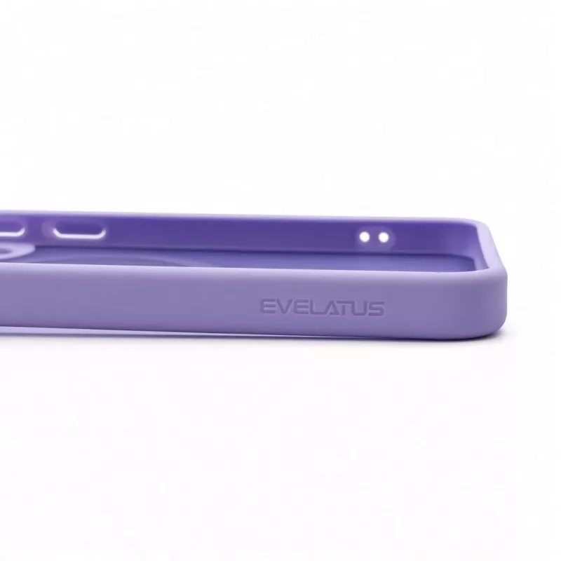 Evelatus Samsung Galaxy A37 / A36 Shield Case met MagSafe & standaard matte ring lavendelpaars L