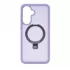 Evelatus Samsung Galaxy A37 / A36 Shield Case met MagSafe & standaard matte ring lavendelpaars L