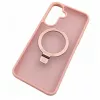 Evelatus Samsung Galaxy A37 / A36 Shield Case met MagSafe & standaard, mat, lichtroze