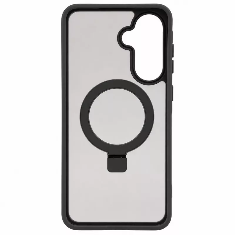 Evelatus Samsung Galaxy A37 / A36 Shield-hoesje met MagSafe & standaard, mat rookgrijs