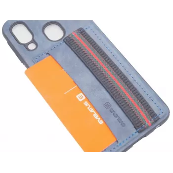 Evelatus Samsung Galaxy A40 Cubit blauwe back cover