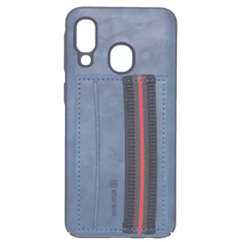 Evelatus Samsung Galaxy A40 Cubit blauwe back cover