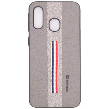 Evelatus Samsung Galaxy A40 Dazzel grijs achterkantcover