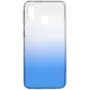Evelatus Samsung Galaxy A40 gradient TPU hoesje blauw