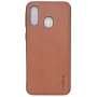 Evelatus Samsung Galaxy A40 Kuton bruin leren backcover
