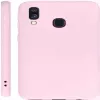 Evelatus Samsung Galaxy A40 nano siliconen hoesje soft touch TPU beige