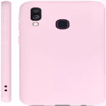 Evelatus Samsung Galaxy A40 nano siliconen hoesje soft touch TPU beige