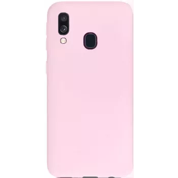 Evelatus Samsung Galaxy A40 nano siliconen hoesje soft touch TPU beige