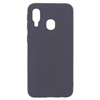Evelatus Samsung Galaxy A40 nano-siliconen hoesje soft touch TPU zwart