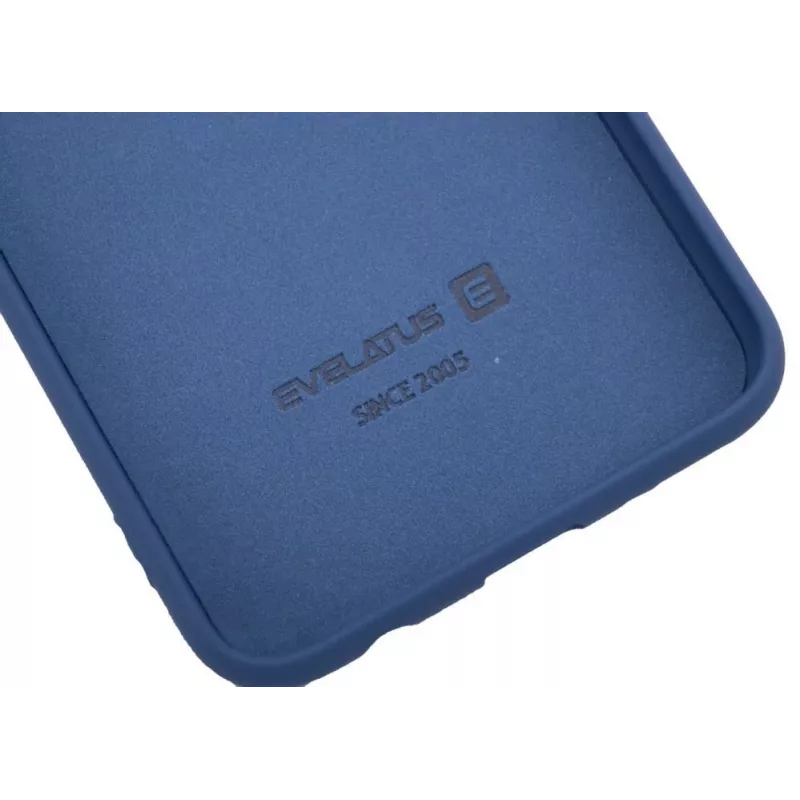 Evelatus Samsung Galaxy A40 nano siliconen hoes soft touch TPU donkerblauw