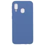 Evelatus Samsung Galaxy A40 nano siliconen hoes soft touch TPU donkerblauw