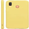 Evelatus Samsung Galaxy A40 Nano Silicone Case Soft Touch TPU geel