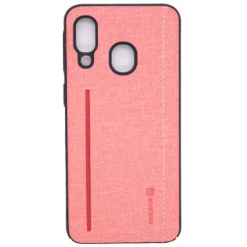 Evelatus Samsung Galaxy A40 siliconen achterkant hoesje roze