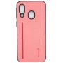 Evelatus Samsung Galaxy A40 siliconen achterkant hoesje roze