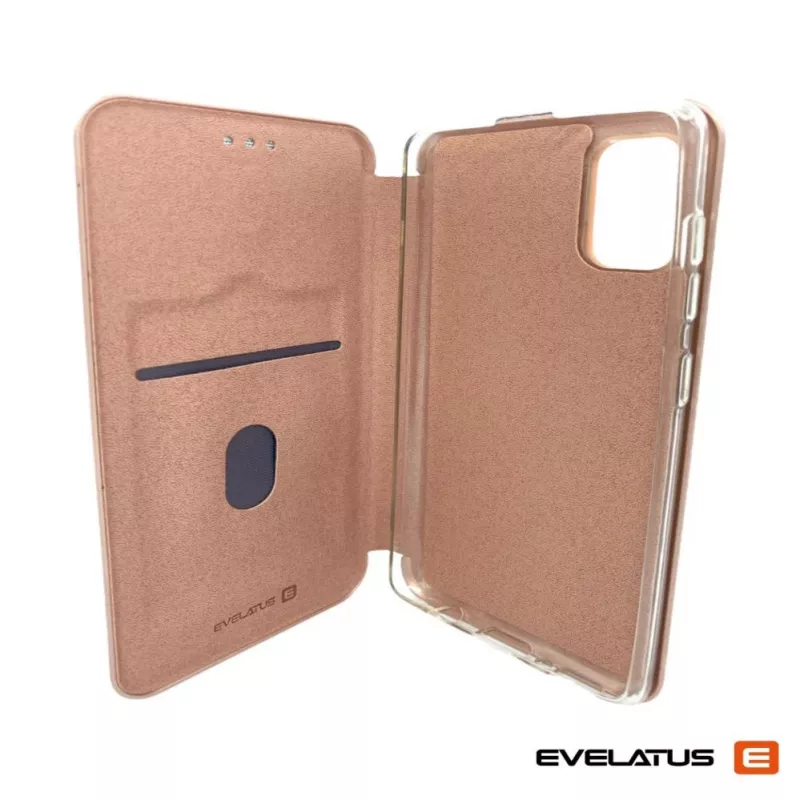 Evelatus Samsung Galaxy A41 boekhoesje roségoud