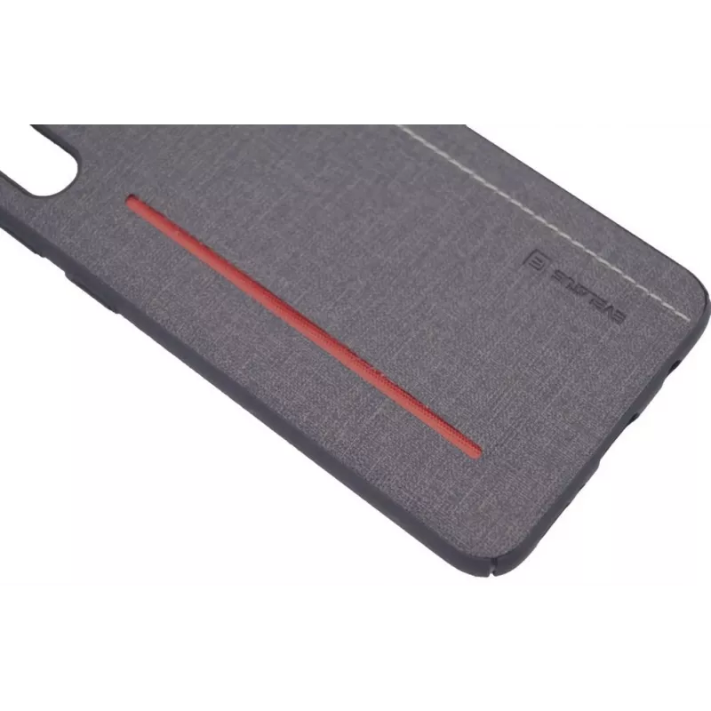 Evelatus Samsung Galaxy A50 / A30s / A50s siliconen achterkanthoes zwart