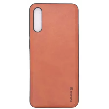 Evelatus Samsung Galaxy A50 Kuton bruin wallet case met kickstand