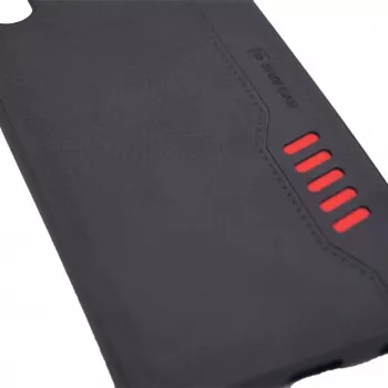 Evelatus Samsung Galaxy A50 Shooter Series Zwart Rugged Back Cover met Kickstand en Ringhouder