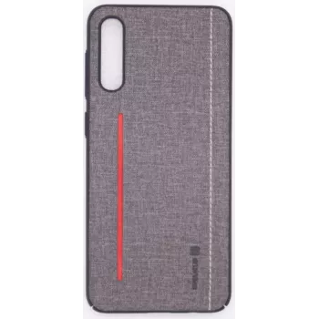 Evelatus Samsung Galaxy A50 siliconen achterkanthoesje - grijs
