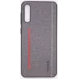 Evelatus Samsung Galaxy A50 siliconen achterkanthoesje - grijs