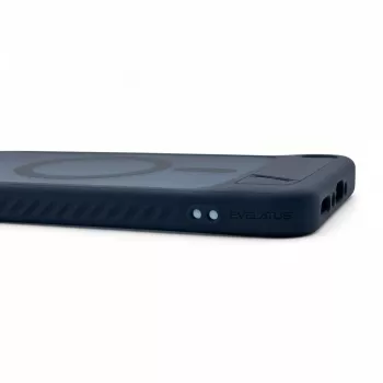 Evelatus Samsung Galaxy A57 gerubberd MagSafe-hoesje met standaard marineblauw