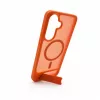Evelatus Samsung Galaxy A57 gerubberd MagSafe-hoesje met standaard oranje