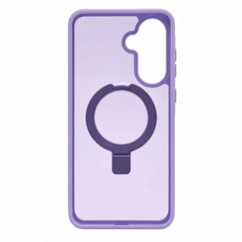 Evelatus Samsung Galaxy A57 Shield Case met MagSafe & standaard, matte ring, lavendelpaars