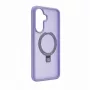 Evelatus Samsung Galaxy A57 Shield Case met MagSafe & standaard, matte ring, lavendelpaars