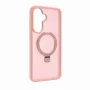 Evelatus Samsung Galaxy A57 Shield Case met MagSafe & Standaard Mat Ring Lichtroze