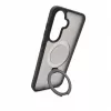 Evelatus Samsung Galaxy A57 Shield-hoesje met MagSafe & standaard, matte ring, rookgrijs