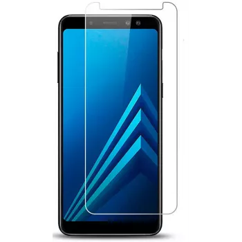 Evelatus Samsung Galaxy A6 (2018) 0,33mm flat clear gehard glas schermbeschermer met Japan glue, anti-static