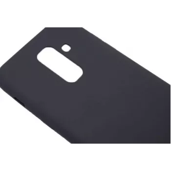 Evelatus Samsung Galaxy A6 Plus 2018 nano siliconehoes soft touch TPU zwart