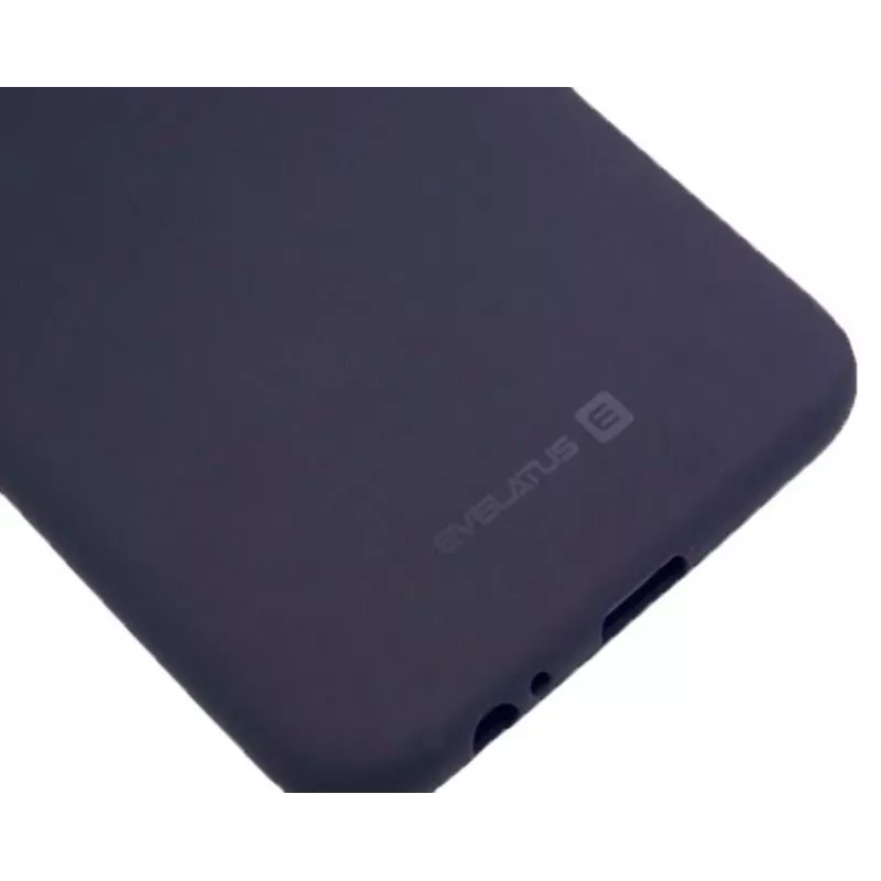 Evelatus Samsung Galaxy A6 Plus 2018 Nano Silicone Case Soft Touch TPU middernachtblauw