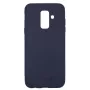 Evelatus Samsung Galaxy A6 Plus 2018 Nano Silicone Case Soft Touch TPU middernachtblauw